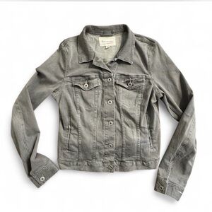 Vince Camuto Light Charcoal Gray Jean Jacket